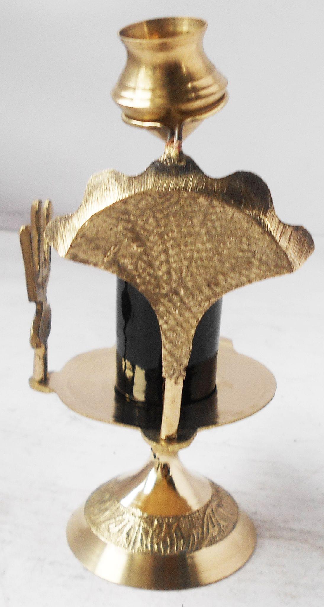 Brass Shiv Ling Black Stone 0.14Kg