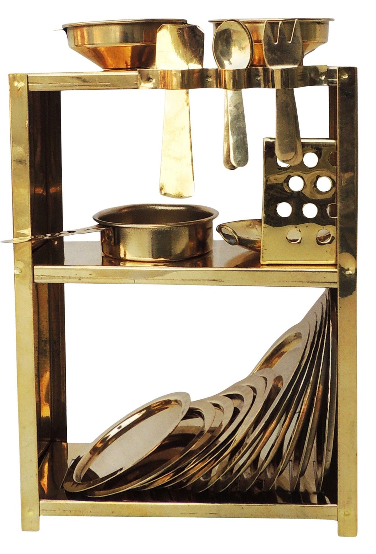 Brass Miniature Kitchen Set 0.35Kg
