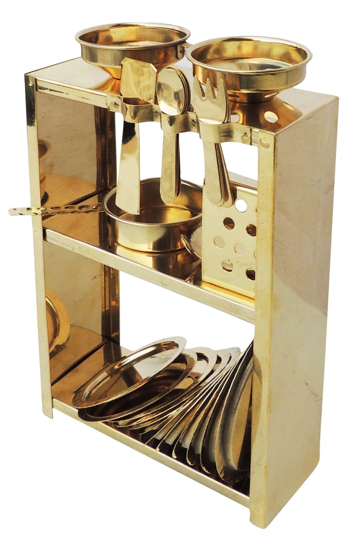 Brass Miniature Kitchen Set 0.35Kg