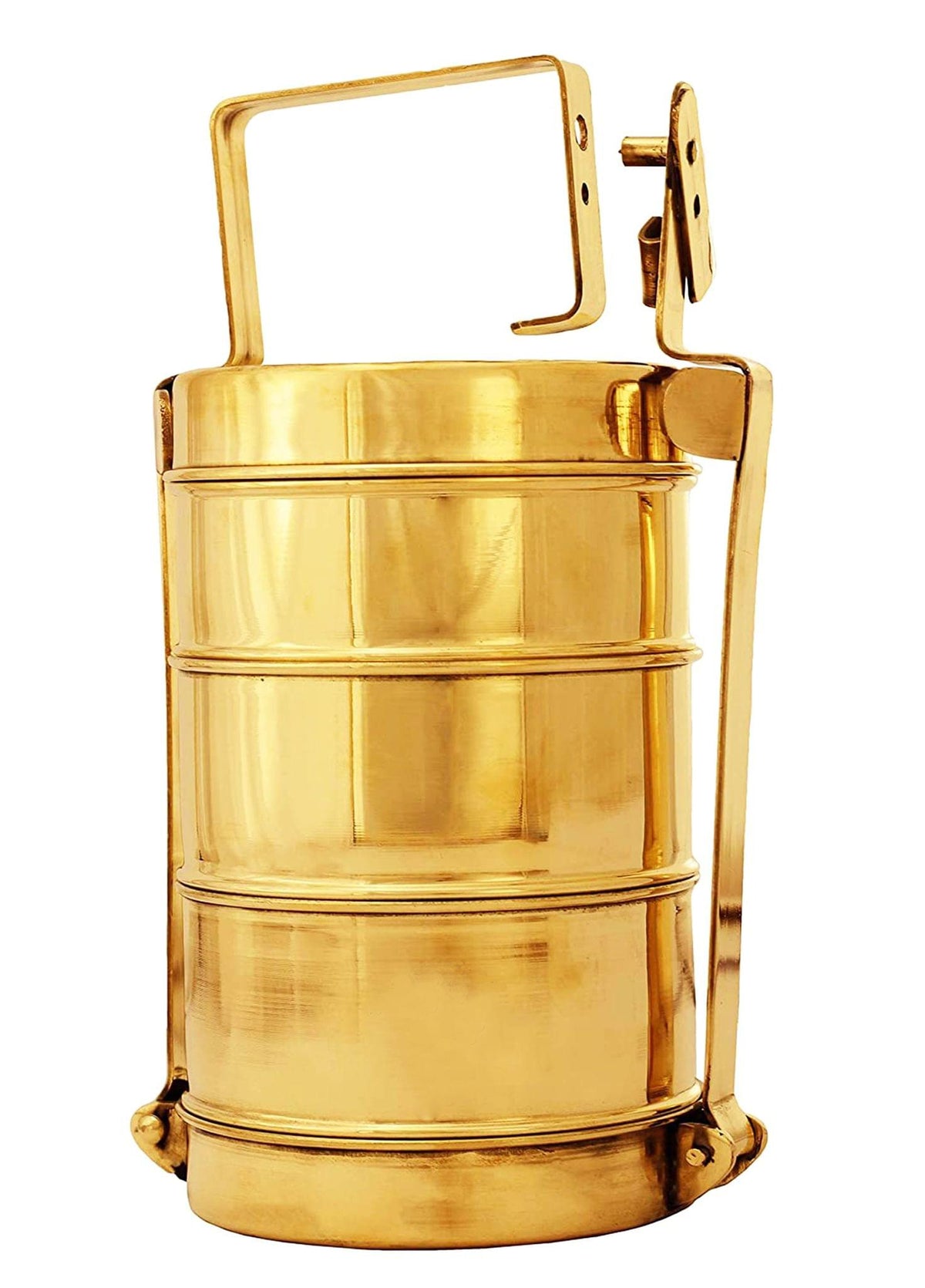 Brass Lunch Box Tiffin Box 1.44kg